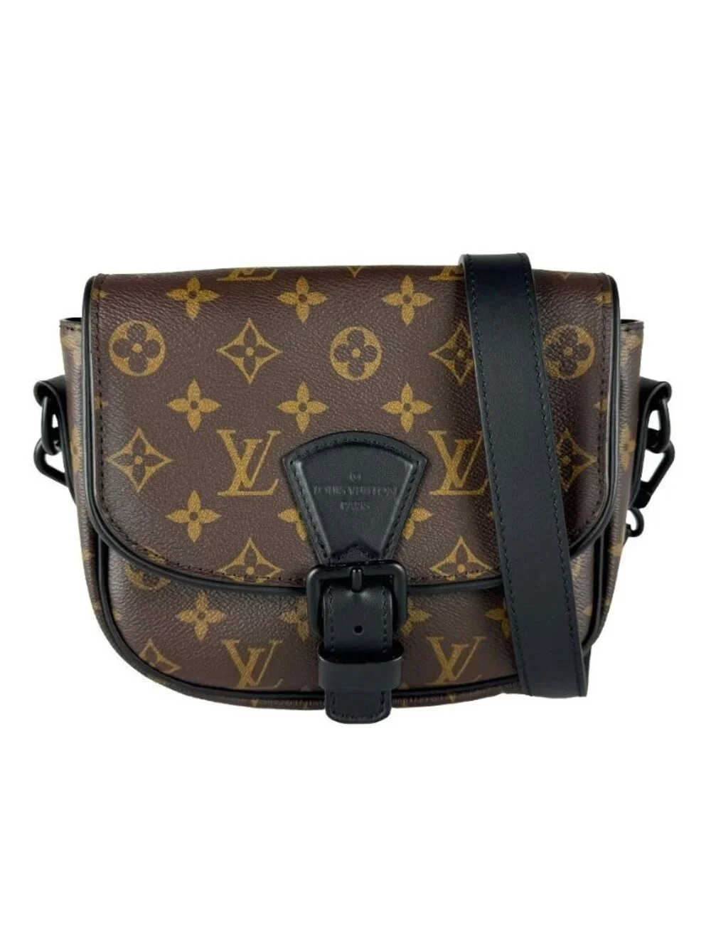 Louis Vuitton Shoulder Bag Monogram Macassar Montsouris Messenger PM